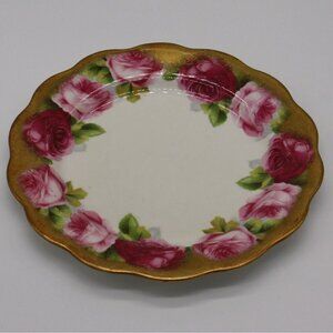 Royal Albert Crown China England Old English Rose Small Bread Plate
